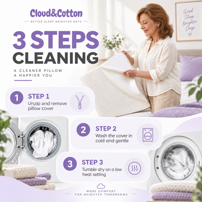 Cloud & Cotton Memory Foam Wedge Pillow