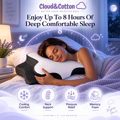 Cloud & Cotton Cervical Support Pillow