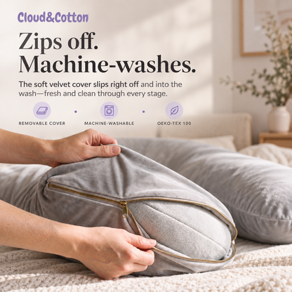 Cloud & Cotton Pregnancy Support Pillow