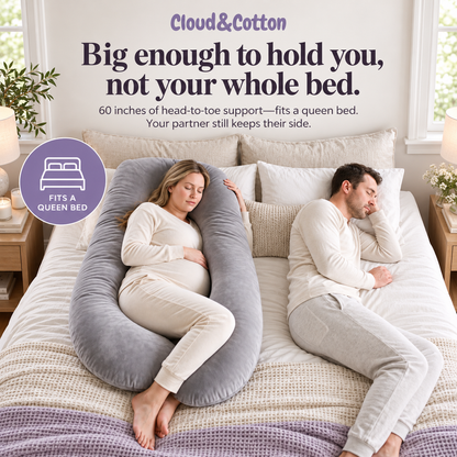 Cloud & Cotton Pregnancy Support Pillow