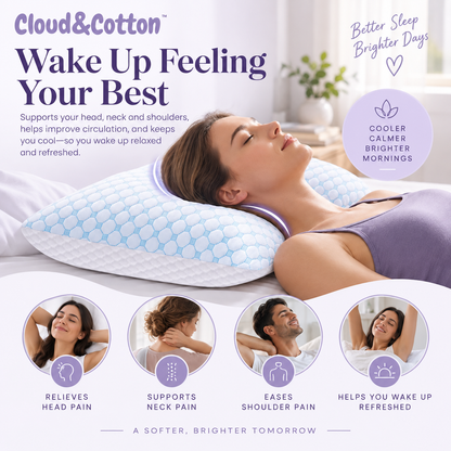 Cloud & Cotton Cooling Pillow